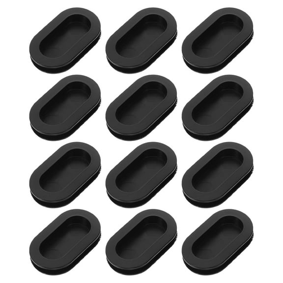 Raindrops 12pcs Oval Bank Stoppers Double Layer Rubber Plugs Replacement Bank Bottom Seal for Money Saving Box