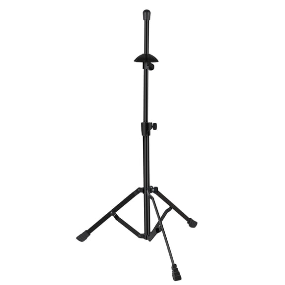EASTROCK Adjustable Trombone Stand - Retractable Tripod Base with Non-Marring Support & Foldable Legs