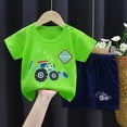 thumbnail image 2 of Toddler Boys Clothes T-shirts and Shorts Set Baby Summer Outfit 2 Pieces Shirts Short Set Lightweight, 2 of 4