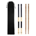 thumbnail image 1 of Drum Sticks 5A Wood Tip (1 Par De Arce) + Drum Rod Brushes Sticks + Bolsa De Almacenamiento Para , Adultos Sunnimix Baquetas de percusión, 1 of 8