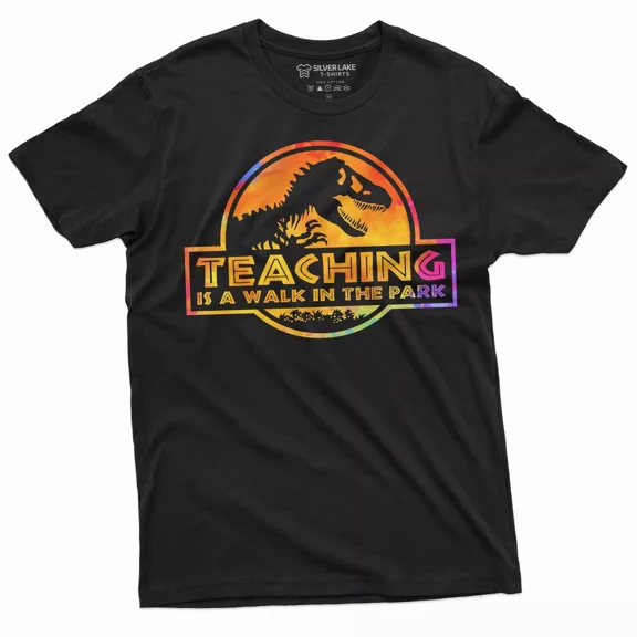 back to school funny teacher gift tee shirt teaching walk in the park shirt