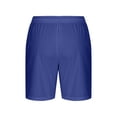 thumbnail image 5 of Simua Women's Solid Elastic Waist Drawstring Shorts | Casual Loose Fit Shorts for Summer Beach & Daily Wear, 5 of 6