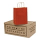 thumbnail image 1 of Bolsas de regalo Prime Line Packaging, tamaño pequeño, papel kraft rojo, 8 x 4 x 10 cm, paquete de 100, 1 of 9