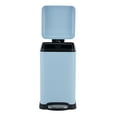 thumbnail image 6 of happimess Betty Retro Mini 3.2-Gallon Step-Open Trash Can, Tide Pool Blue, HPM1012H, 6 of 7