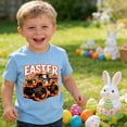 thumbnail image 2 of DDSOL Toddler Boys Truck Shirt Easter Day Graphic Short Sleeves Tee Blue 4T, 2 of 7