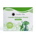 thumbnail image 1 of Láminas de detergente para ropa SudsLife, 60 hojas, hasta 120 lavados, 1 of 6