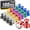 Colorful, variant on PETGLE Fridge Magnets, Strong Small Silver Refrigerator Magnets, Decorative Magnet for Dry Erase Board, Strong Magnetic Push Pins for Whiteboard, Office, Classroom, Kitchen, Photos, 14 Pack