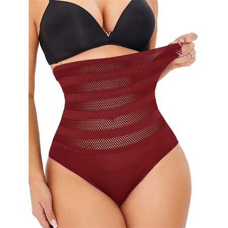 

SHerrylily Women Mesh Belly Control Hip Lift High Waist Panty Shapewear