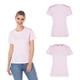 thumbnail image 2 of Playera Peso Completo para Dama, Color Rosa Pastel, 100% Algodón, 2 of 3