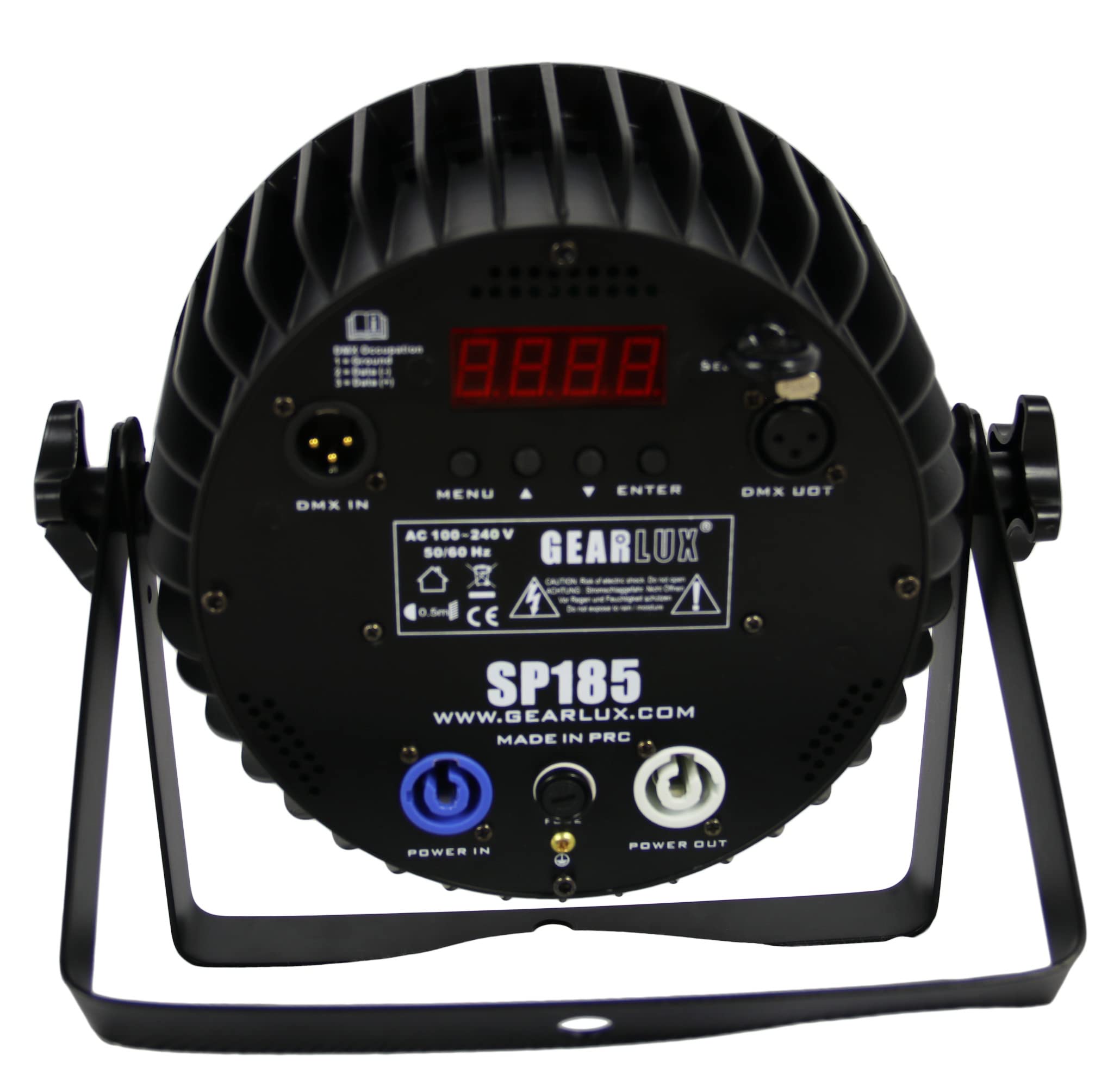 Gearlux SP185 18 LED 12 Watt RGBW+UV Five in One LED PAR Stage Light