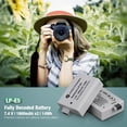 thumbnail image 2 of Batería FirstPower LP-E5 1900 mAh (paquete de 2) con cargador doble, 2 of 7