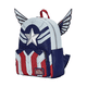 thumbnail image 2 of Loungefly Marvel Falcon Cosplay Mini Backpack Standard Loungefly BACKPACK, 2 of 4