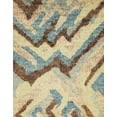 thumbnail image 1 of Ahgly Company Indoor Rectangle Abstract Brown Gold Abstract Area Rugs, 6' x 9', 1 of 6