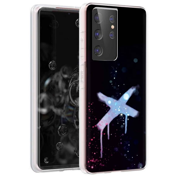 TalkingCase Slim Phone Case for Samsung Galaxy S21 Ultra 5G, S30 Ultra, (Not S21,S21+), Spark Graffiti Print, Lightweight,Flexible,Soft, USA