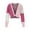 Pink1, variant on Womens Striped Knit Crop Sweater Fall Winter Cardigan Casual Long Sleeve Cardigans