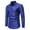 Dark Blue, variant on IYTR Mens Shirts Casual Business Dress Shirts Dot Printing Long Sleeve Button-Up Lapel no Dark Blue XL