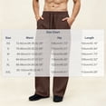thumbnail image 2 of MXALUOB Wide Leg Sweatpants for Men Fleece Lined Straight Leg Open Bottom Drawstring Pant Solid Color Loose Fit Athletic Sweatpant, 2 of 2