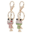 thumbnail image 4 of Porte-clés, Incrusté de Strass Résistant à l'Usure Très Durable Large Porte-Clés d'Application pour DIY pour Sac à Dos, 4 of 8