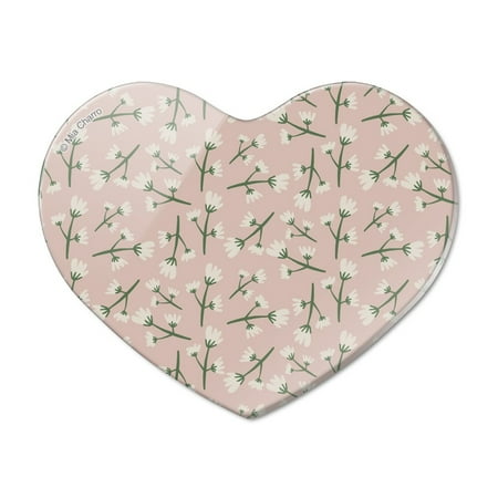

Petite Flowers Heart Acrylic Fridge Refrigerator Magnet