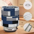 thumbnail image 2 of Blue Gray Pressure Cooker Cover Abstract Color Block Geometric Modern Dust Cover for Kitchen Appliances with Top Handle & Storage Pockets, Fits 6 Quart Instant Pot, Air Fryer, Crock Pot, 2 of 9