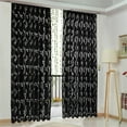 thumbnail image 1 of Xihbxyly Juego de Cortinas con Hojas Románticas, Filtro de Luz Natural Suave, Decoración Elegante para El Hogar, Estilo Moderno, Regalo para Seres Queridos, 2 Piezas, Poliéster, 100 X 130 Cm, 1 of 4