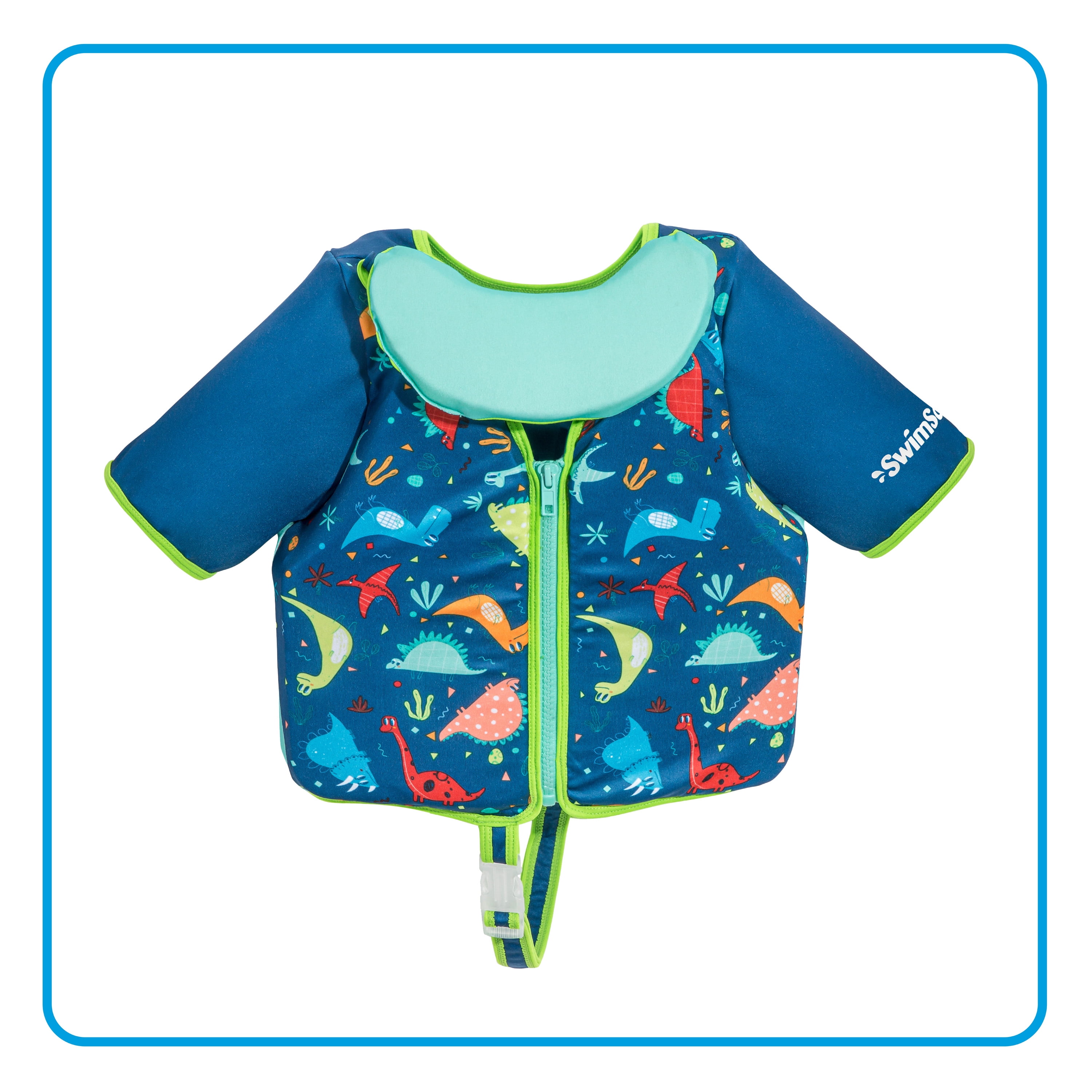 SwimSchool Swim Trainer Vest for Kids, MediumLarge with Swim Collar