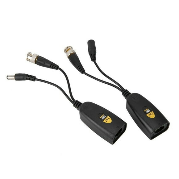 BNC To POE Adapter Level 3 Balun Connector For Surveillance Fit AHD CVI TVI CVBS TAPDRA Spare Part