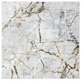 thumbnail image 2 of SAFAVIEH Amelia Pemala Abstract Area Rug, Gray/Gold, 8' x 8' Square, 2 of 12