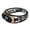 Rose Gold#1275, variant on Fashion Leather Beading Bracelet Strap for Mi Band 6, Comfortable Weave Replacement Band with Secure Fit, Elegant Design for Sports and Daily Use