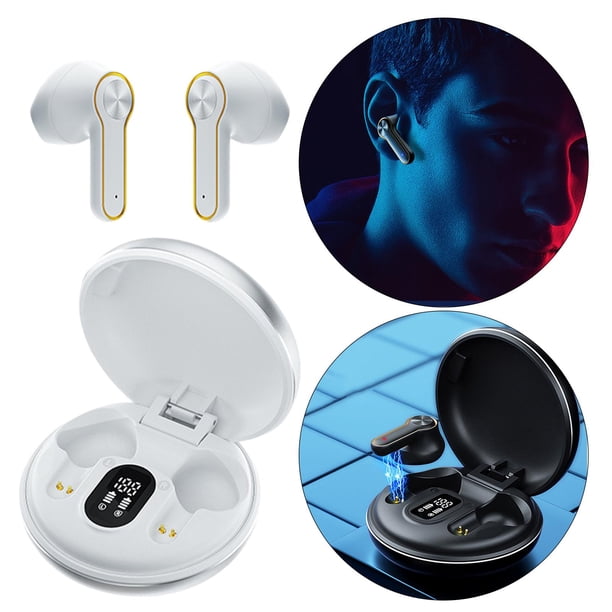 Auriculares Inalámbricos Bluetooth 5.0 Earbudos de Latencia Baja Latencia blanco perfke auriculares bluetooth