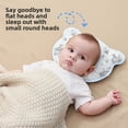 thumbnail image 2 of Almohada de silicona transpirable para bebé, cojín ortopédico antideslizante para dar forma a la cabeza para recién nacido, suministros para niños de 0 a 6 meses, 2 of 5
