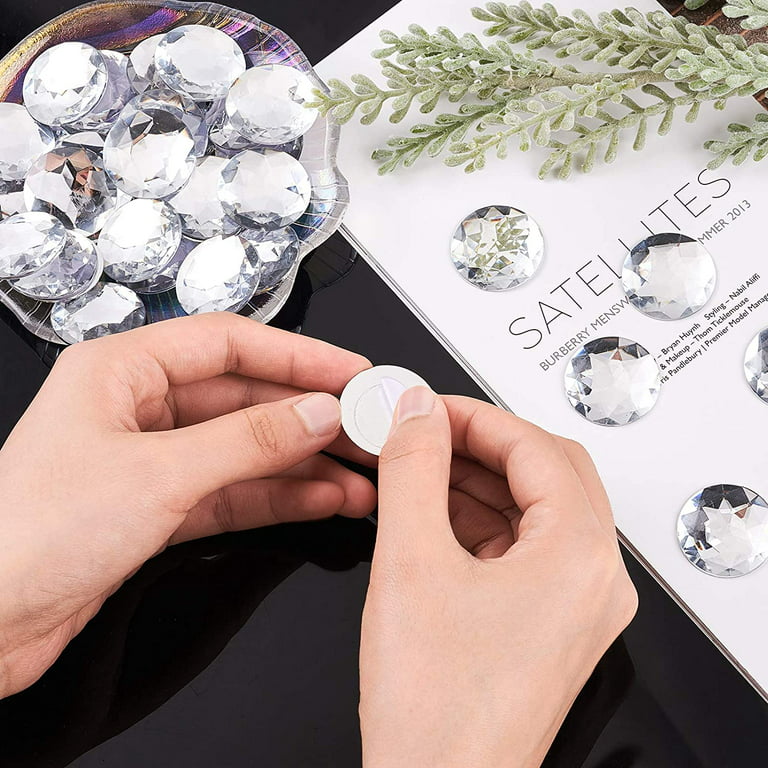 3 Sheets) Acrylic Rhinestone Gem Strips Stickers Self Adhesive Sticky  Diamante Gems Scrapbooking Wedding Stationery Crafts - AliExpress