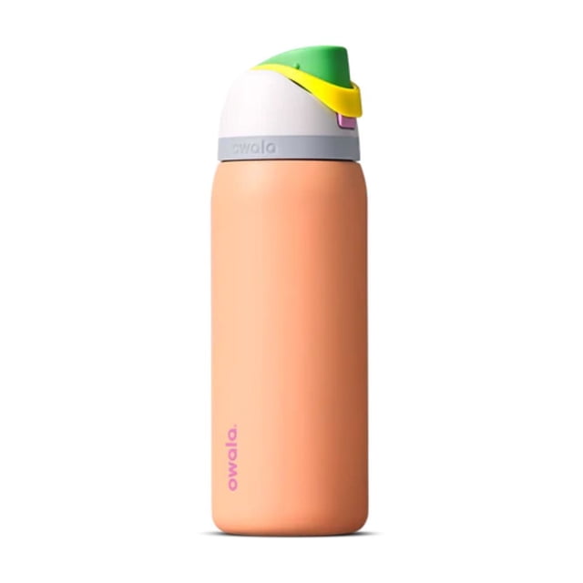 Termo Owala FreeSip de 32oz (946ml) de acero inoxidable térmico Peachy Keen