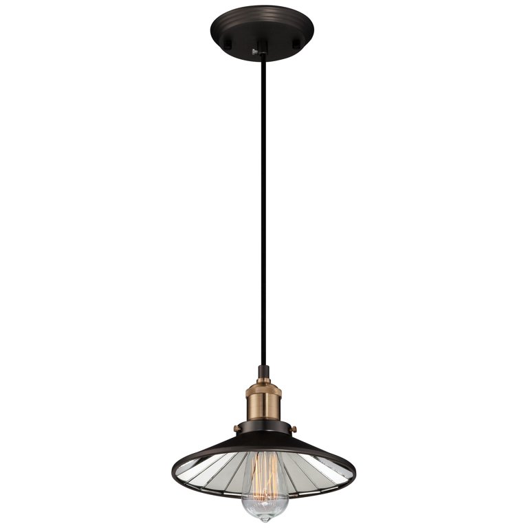 Franklin Iron Works Emile Oil Rubbed Bronze Brass Mini Pendant 8 3
