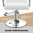 thumbnail image 5 of Baasha Salon Chair Beauty Barber Chair with Vented Back Design, Stain Resistant Leather Beauty Spa Equipment Salon Chair for Hair Stylist Women Man, 5 of 9