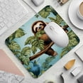 thumbnail image 2 of Sloth Printed Square Desk Pad Mouse Pad Desk Mat Non-Slip Rubber Bottom – 8.3x9.8 Inch – Suitable for Office and Gaming, 2 of 6