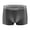 Dark Gray, variant on IAJDKMEK Men's Boxer Briefs - Mesh Breathable Underwear for Men, Mid-Rise Comfort Mens Underwear, Ventilated Boxer Briefs for Daily Wear,Black L