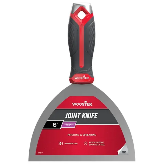 6” Wooster 8752 Flexible Putty Knife, Stainless Steel