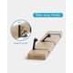 thumbnail image 2 of Retractable Wall Coat Rack with 5 Hooks, Natural Wood Finish for Entryway Storage Solution, 2 of 5