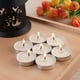thumbnail image 1 of Velas de velas de té sin perfume a granel, velas de té de parafina sin humo, sin goteo y de larga duración, velas pequeñas para el hogar, piscina, shabat, bodas y emergencias, 1 of 4