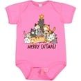 thumbnail image 3 of Inktastic Merry Catmas with Cat Tree and Yellow Star Boys or Girls Baby Bodysuit, 3 of 5