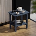 thumbnail image 3 of Wildridge Classic Side Table, Patriot Blue - Outdoor Weather Resistant Recycled Plastic Furniture for Patio, 3 of 4