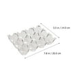 thumbnail image 4 of 1Pc Practical Acrylic Storage Box 12 Grid Design Egg Box (Transparent), 4 of 6