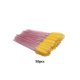 thumbnail image 3 of Vogacara Paquete de 50 cepillos para pestañas, herramientas de maquillaje, varitas, pinzas para cejas, herramienta de extracción de agarre Pinceles de maquillaje y herramientas rosa rojo/amarillo, 3 of 6