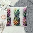 thumbnail image 2 of GOSMITH  Watercolor Pineapple Throw Pillow Cover,Spring Summer Holiday Home Cushion Case Decoration for Sofa Couch, 2 of 5
