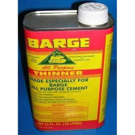 32 OZ Can Barge Cement Thinner OD 32oz Manufactured by Quabaug Item DC212