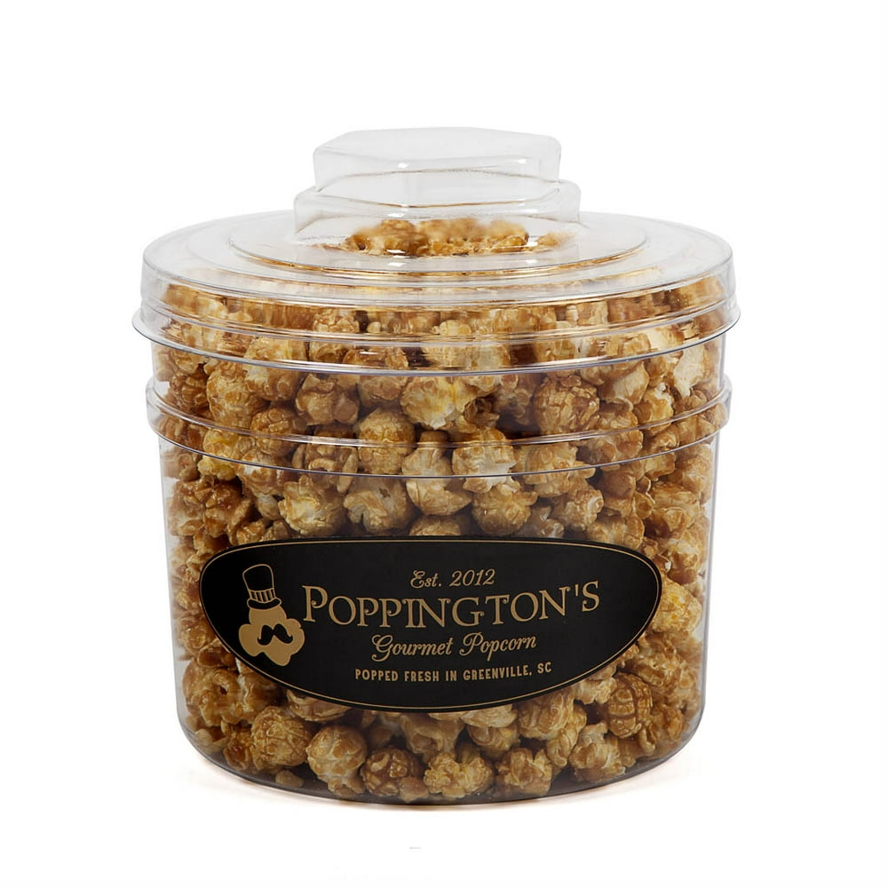 Poppington's Gourmet Popcorn Maple Caramel Popcorn with Free Scoop