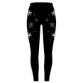 thumbnail image 4 of adviicd Christmas Leggings for Women Snowflake Butt Lifting Cute Yoga Legging Holiday Gym Tight (Black, XXL), 4 of 4