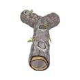 thumbnail image 3 of Cat Tunnel Polyester Cloth Collapsible Washable Lifelike Wood Grain Interactive Kitten Tube Toy For Puppy Rabbits Small Pets, 3 of 8