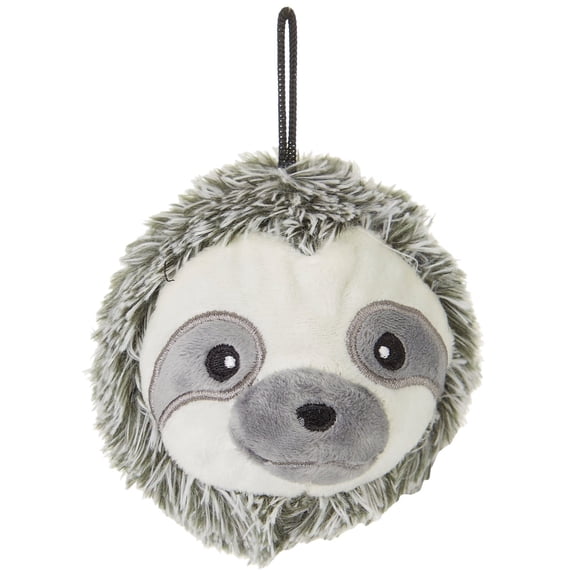 Petlou Squeaky Sloth Ball Dog Toy with Loud Squeaker, 4" Diameter